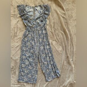 American Eagle Outfitters floral jumpsuit